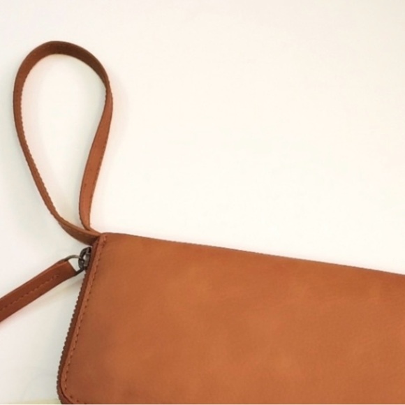 Free People Brown Leather Key & Card Holder - Picture 8 of 9